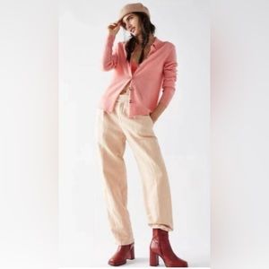 NWOT Free people cashmere button up sweater cardigan size small